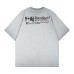 Character letters star prints spray painted washed and worn short sleeves