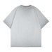 Wash and make old character letter printed short sleeves