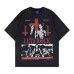 Rock band printed short sleeved T-shirt
