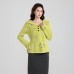Green Long Sleeve Loose Fitting Top for Women