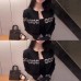 Black Jacquard Knit Cardigan High-end Inner Layering Set with Strapless 