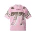 Flame digital print V-neck sports style short sleeved shirt Flame digital print V-neck sports style short sleeved shirt