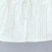 Square collar drawstring strap slim fit top