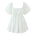 Square collar short sleeved top Square collar short sleeved top