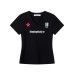 V-neck sports style printed short sleeved T-shirt