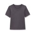 Soft touch round neck short sleeved knitted top