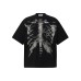 Skeleton print design with short sleeves