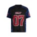 Digital printed mesh splicing short sleeved jersey