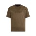 Embroidered suede short sleeves with letters Embroidered suede short sleeves with letters
