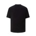 Blurred letters printed on dirty short sleeves