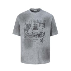 Character letter printing and printing for dirty short sleeves