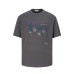 Character letters mottled printed short sleeves