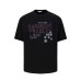 Printed with mottled letters for dirty short sleeves