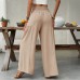 High waisted elastic waisted loose pants High waisted elastic waisted loose pants