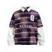 Vintage Stripe Color-block Long Sleeve T-Shirt 