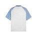 Cute Duckling Cat Patchwork Embroidery Splicing Grid Color Contrasting Short Sleeve