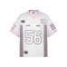 Badge splicing short sleeved jersey