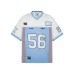 Badge splicing short sleeved jersey