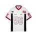 Badge splicing short sleeved jersey
