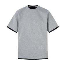 Embroidered short sleeved fabric