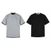 Embroidered short sleeved fabric