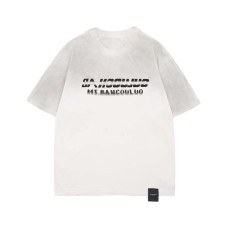 Printed letters for dirty short sleeves