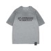 Printed letters for dirty short sleeves