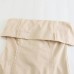 French style niche design all cotton strapless dress