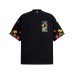 Plant and Flower Heavy Industry Embroidery Short Sleeve