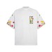 Plant and Flower Heavy Industry Embroidery Short Sleeve