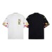 Plant and Flower Heavy Industry Embroidery Short Sleeve