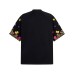 Plant and Flower Heavy Industry Embroidery Short Sleeve