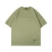 Embroidered suede short sleeves