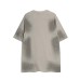 Spray painted dirty character print short sleeved shirt Spray painted dirty character print short sleeved shirt