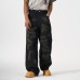 Style Heavy Embroidery Straight Leg Wide Leg Jeans