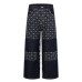 High Street Embroidered Letter Print Denim Pants