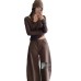 French Lazy Style V-Neck Fitted Design Long Sleeve Knit Top French Lazy Style V-Neck Fitted Design Long Sleeve Knit Top