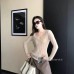 French Lazy Style V-Neck Fitted Design Long Sleeve Knit Top French Lazy Style V-Neck Fitted Design Long Sleeve Knit Top