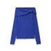 Pure Desire Wind Straight Neck Off Shoulder Top