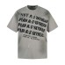 Printed letters for dirty short sleeves