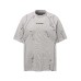 Irregular deconstruction splicing worn short sleeves