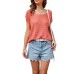 Women's round neck loose top