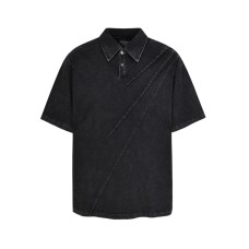 Turn-down Collar Short Sleeve T-Shirt 