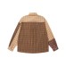 Style Color-Blocking Spliced Long Sleeve Shirt