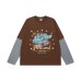 Hip-Hop Creative Letter Print Long Sleeve T-Shirt