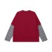 Faux Two-Piece T-Shirt Faux Layered Long Sleeve Top