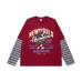 Faux Two-Piece T-Shirt Faux Layered Long Sleeve Top