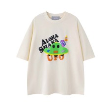 Comic UFO Alien Printed Short Sleeve