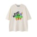 Comic UFO Alien Printed Short Sleeve