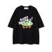 Comic UFO Alien Printed Short Sleeve